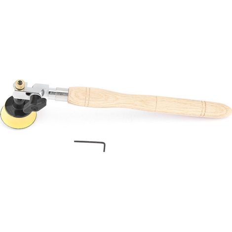 Ortviai Bloc de ponçage et polissage universel 2 pouces pour bois, manche en bois ergonomique (1/5)