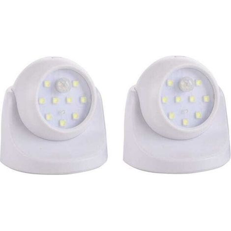 Applique murale sans fil extérieure avec batterie, capteur de mouvement, LED et rotation à 360° (1/5)