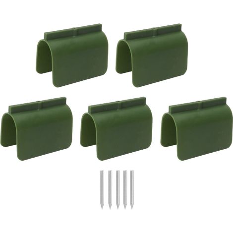 5 marqueurs d'encastrement pour prises électriques, outils de repérage et protection câbles lors de la pose de plaques de plâtre, couleur verte. (1/5)