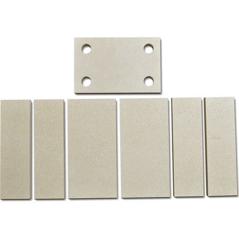 Habillage de foyer C pour poêles à cheminée Automat de Caminos - vermiculite - 7 pièces
