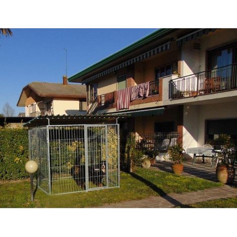 Box per cani da esterno coperto con zincatura a caldo da 200x200x altezza 180 cm (1/5)