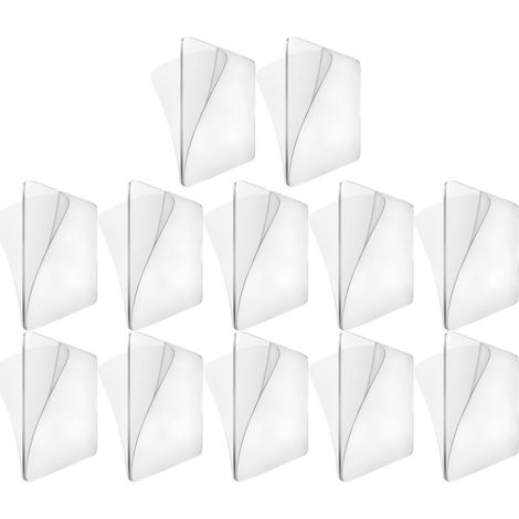 Lot de 12 bandes adhésives double face transparentes en PVC, compatibles avec les tapis yoga et (1/5)