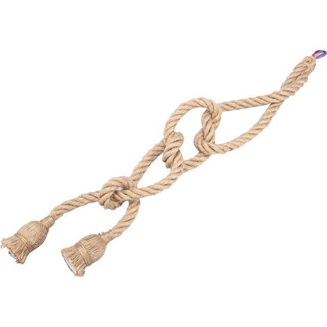 Suspension vintage 2 ampoules E27 85-265V, corde chanvre rétro, plafonnier filament 1,5m, luminaire industriel déco, double tête, câble textile. (1/5)