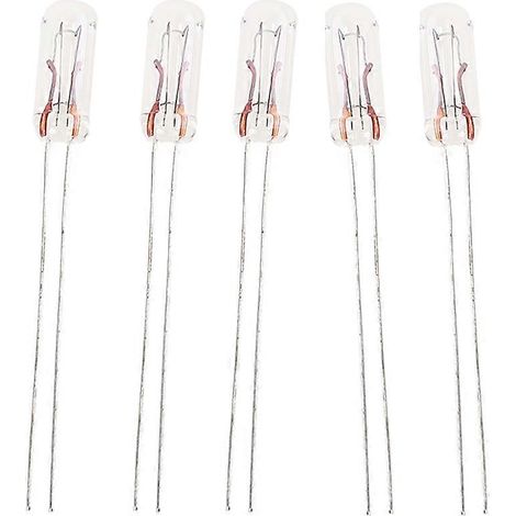 Lot de 5 ampoules T4 14V 1,4W pour tableau de bord/affichage de vitesse de voiture, couleur ambre (1/5)