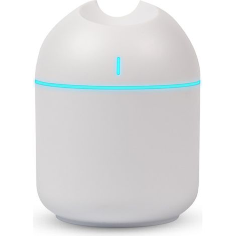 Humidificateur d'air ultrasonique et diffuseur d'huiles essentielles avec purification par anions pour la maison/voiture (1/5)