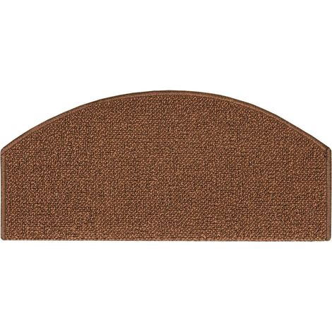 Tappeto Copri Gradini Salva Scalino Scala Adesivo Antiscivolo 100% Made in Italy - Marrone