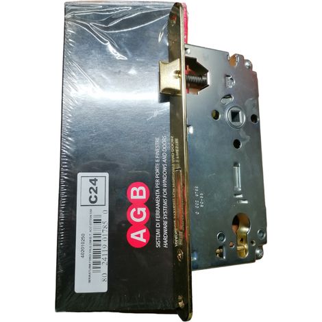 AGB -  SERRATURA FORO YALE D85 IN OTTONEENTRATA 50 (C24)