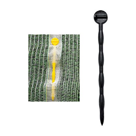 CHIODO CUCI RETE OLIVE - PP NERO CM 11 CF=PZ 250- 1 confezioni