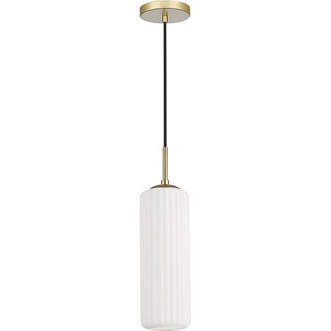 Lampe suspendue dorée Vesta 1 E27 milagro ML1803 (1/5)