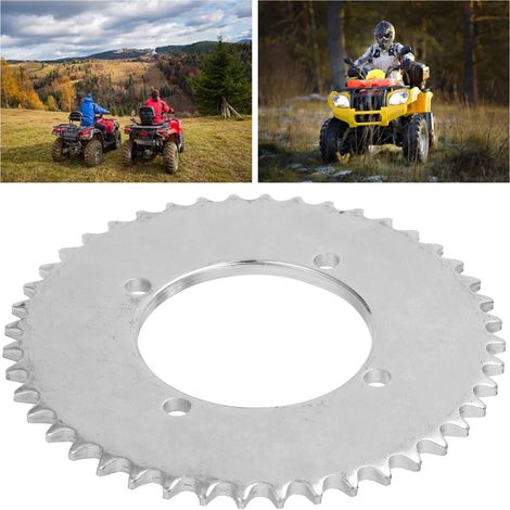 Pignon arrière T8F 44T 4 trous 54mm pour moto mini ATV 43cc 49cc pocket bike (1/5)
