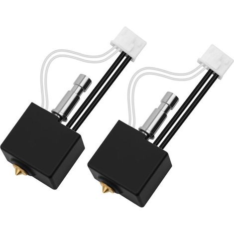 Kobra S1/Kobra S1 Combo Hotend-Druckkopf aus Vollmetall für Hochtemperatur-3D-Drucker, 0,4-mm-Messingdüse mit Schnellwechselsystem, kompatibel mit ANYCUBIC Kobra S1/S1 Combo – 2 Stück