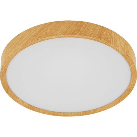 Plafonnier Musurita 44 cm - Bois|Blanc (1/3)