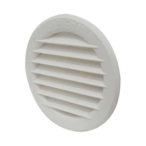 BOCCHETTA AERAZIONE POLISTIRENE TONDA - MM  60- 50 pezzi