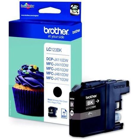 Cartucho de Tinta Original Brother LC-123/ Negro (1/5)