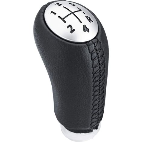 5 Speed Gear Shift Bouton en Cuir PU pour Renault Laguna Megane 2 Clio 3 03-09 (1/5)