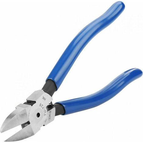 pince coupante latérale, outil de coupe-fils, pince à bec bleu-AquaForge (1/5)