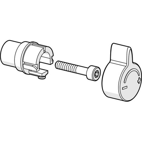 Hansa Temperatureinstellgriff 59914096 Länge 15mm Chrom