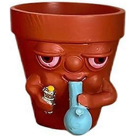 Cultivateurs de cannabis mini-pots en résine artificielle pots pour plantes d'intérieur pots originaux pour plantes d'intérieur bureaux famille A (1/5)