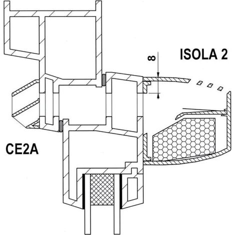 Anjos ISOLA 2 - 30 Akustische Lüftungsgitter schwarz