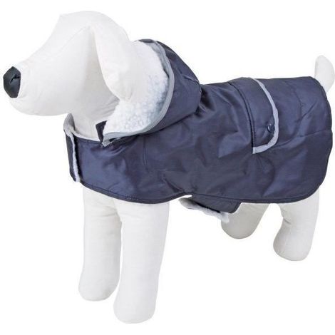 Dog coat - KERBL - TEDDY - 41 cm - Waterproof - Padded lining - Blue (1/2)