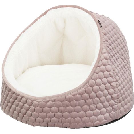 Trixie Livia cama para perro rosa y crema cómoda (1/3)