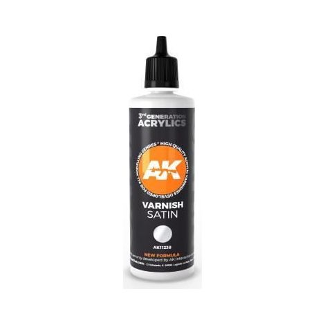 Vernis acrylique - AK INTERACTIVE - AK11238 - Satiné - 100 ml - Application au pinceau/aérographe