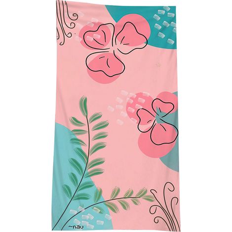 serviette de plage double en éponge ultra-fine avec différents imprimés, serviette de plage, châle de natation et de protection solaire (1/5)