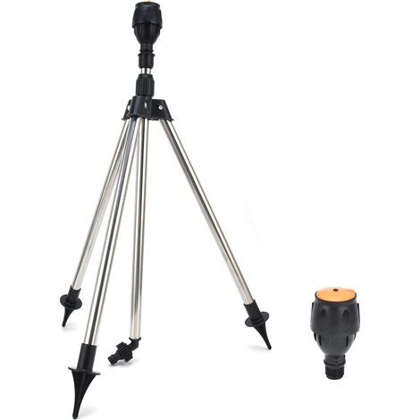 Arroseur rotatif automatique avec trépied et buse d'arrosage à 360 degrés pour l'irrigation agricole de jardin (1/5)