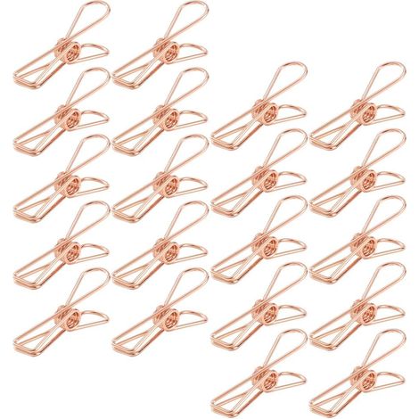 Lot de 30 pinces en acier pour le camping et la cuisine