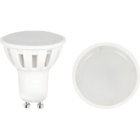 Coppia di lampadine led Gu10 3W e copertura opaca luce calda 3000k (1/2)