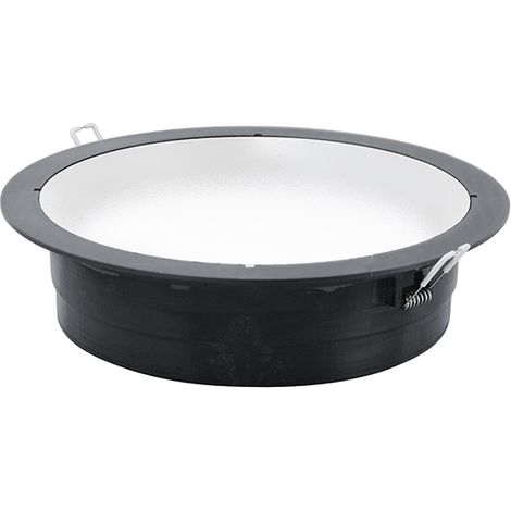 Downlight teresa 1xgx53 15w/9w cct ip55 an.7,5xd.26cm resina negra