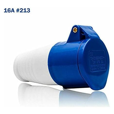 Socket CEE 32 A - IP44 - 240 V - 3 Broches Femelle - Pour Camping-Car Caravane Atelier Industriel - 1 Pièce (1/5)
