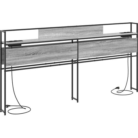 Maison Exclusive - Testata contenitore Grigio sonoma Legno multistrato