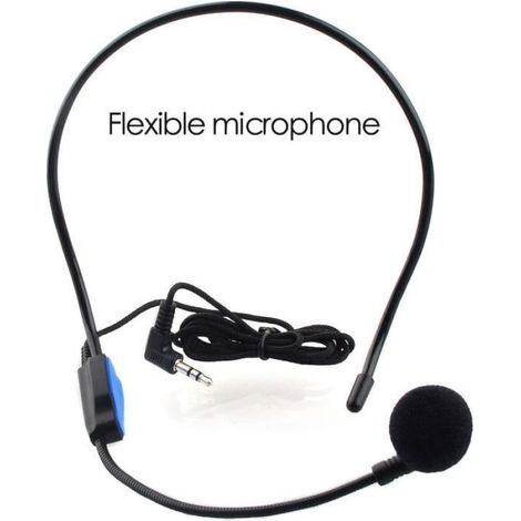 Amplificateur de Voix - Système de Sonorisation Rechargeable 12W - Haut-parleur Puissant - Noir - Pour Adultes (1/3)