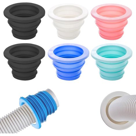 6 Pièces Bouchon Anti-Odeur Pour Machine À Laver, Tuyau De Vidange Déodorant, D'Étanchéité Pour Tuyau D'Évacuation - Cuisine, Salle De Bain (1/5)