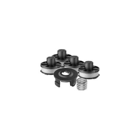 Fil de débroussailleuse pour Makita 196146-9/195858-1, 1,6mm Tap&Go Single Line Spool Fil de rechange pour débroussailleuse Makita 18 V DUR1817, DUR181RF, DUR181 (lot de 4 + 1 + 1 paquet)