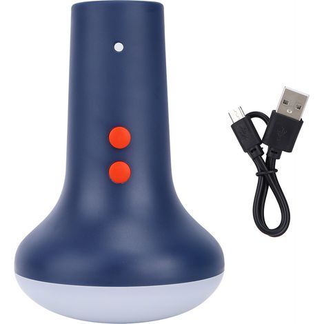 Lampe torche multifonctionnelle d'extérieur avec répulsif anti-moustiques, étanche, pour les urgences (bleue) (1/5)