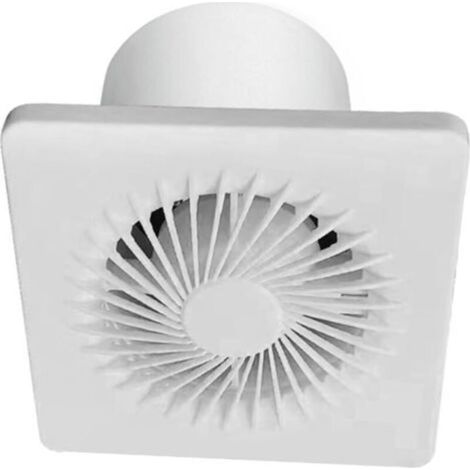 Ventilador extractor de aire de 12 V de alta velocidad para ventanas y paredes, ventilación silenciosa para el control de la humedad en la cocina, gallinero y baño (1/5)