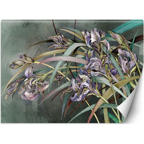 Fototapete Iris Blumen im Wind 254x184 cm (1/5)