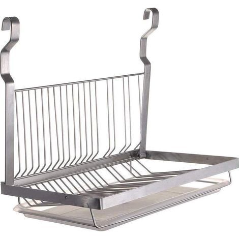 Stainless Steel Foldable Wall Mounted Dish Rack(39.5X26.5X5.5cm)