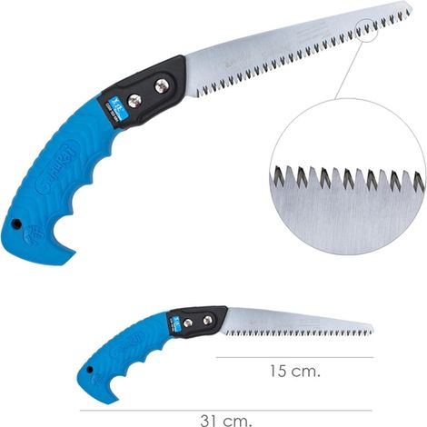 Serrucho Samurai mini con funda – hoja de 15 cm GSM150MH para cortes de precisión y comodidad ergonómica (1/3)