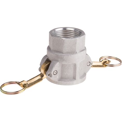 Coupleur cannelé Partie D RS PRO Mâle Droit 1pouce, en Aluminium ( Prix pour 1 ) (1/2)
