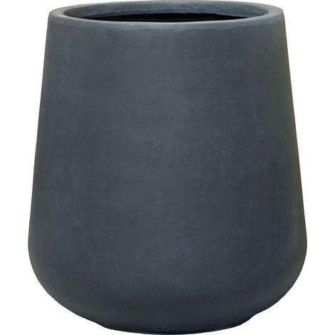 Macetero pre-perforado SILEX 62x63cm gris oscuro (1/5)