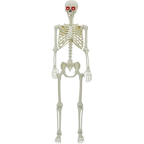 Halloween Skeleton White Plastic vidaXL (1/5)