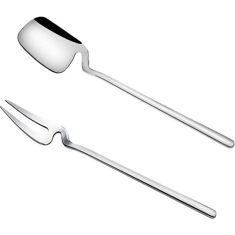 Fourchettes et cuillères en acier inoxydable pour manger