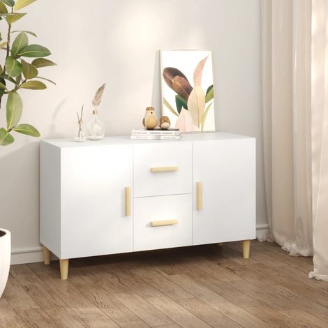 Sideboard White 100x36x60 cm Engineered Wood vidaXL