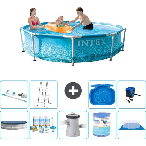 Intex Piscina con struttura Rotonda - 305x76 cm - 7-pezzi  S41351 (1/5)