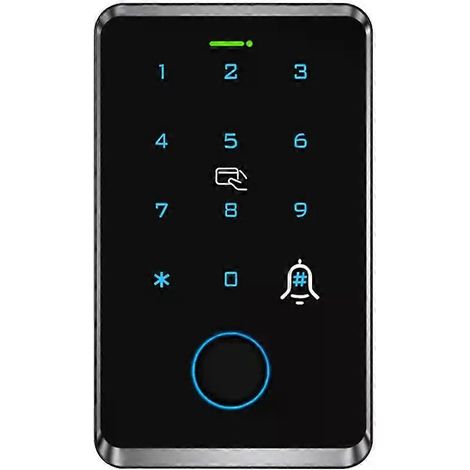 Clavier de contrôle d'accès pour serrure à empreinte digitale avec identification par carte à puce (1/5)
