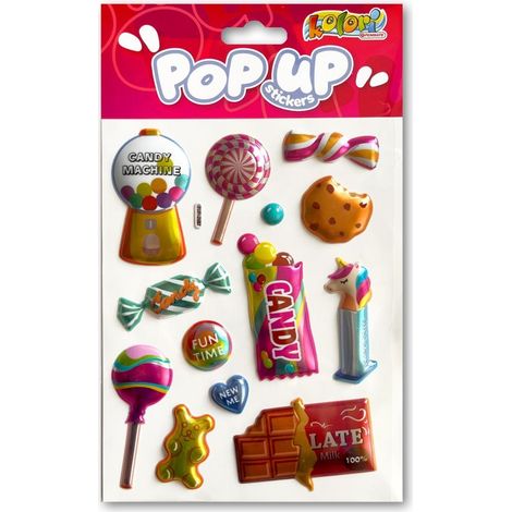 Bonbons Metallic-Aufkleber
