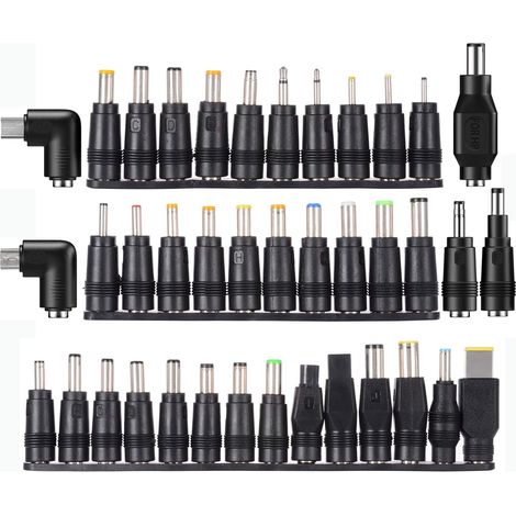 Lot de 39 DC Adaptateur 5.5mm x 2.1mm Femelle Barrel Jack Connecteur Bloc Alimentation Universelles pour Ordinateur Portable (1/5)